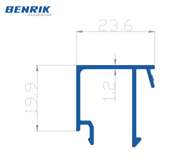 BR86335 NẸP KÍNH 23.6 BENRIK